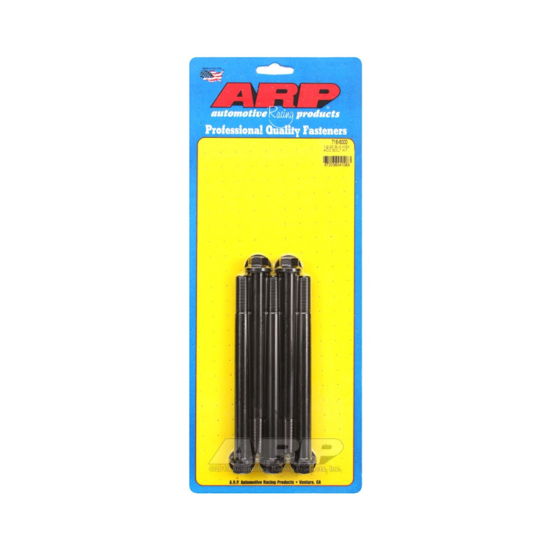 Set de șuruburi și piulițe universale ARP 1/2-20 – Șuruburi hexagonale cu finisaj negru oxidat, x5 - ARP-716-6000 - 716-6000 - 3666618198248